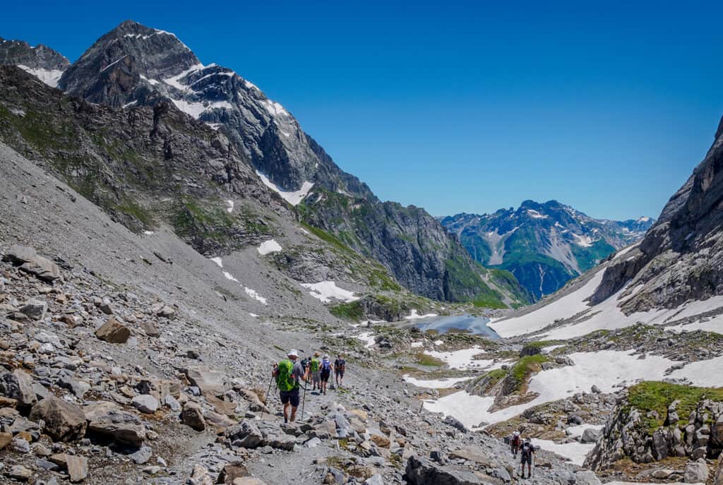 Randonnée sur le GR5 à Pralognan la Vanoise