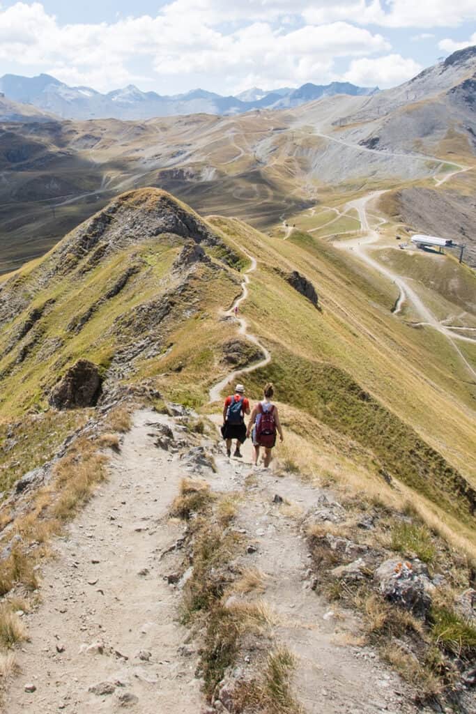 randonnée sur les sommets du massif de la Vanoise