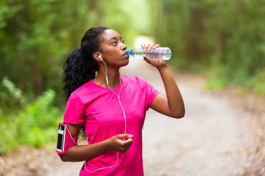 courir a jeun hydratation