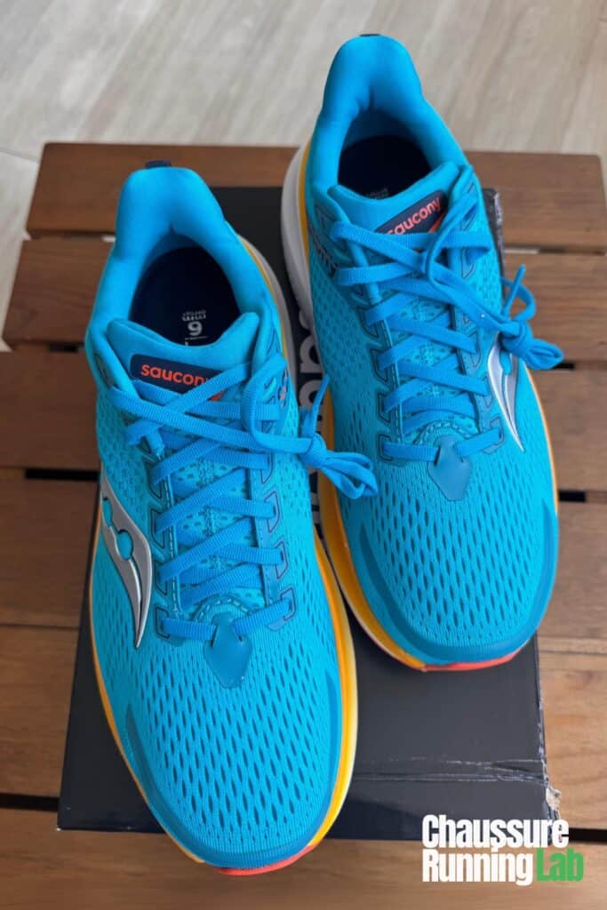 Saucony Guide 17 tige mesh technique