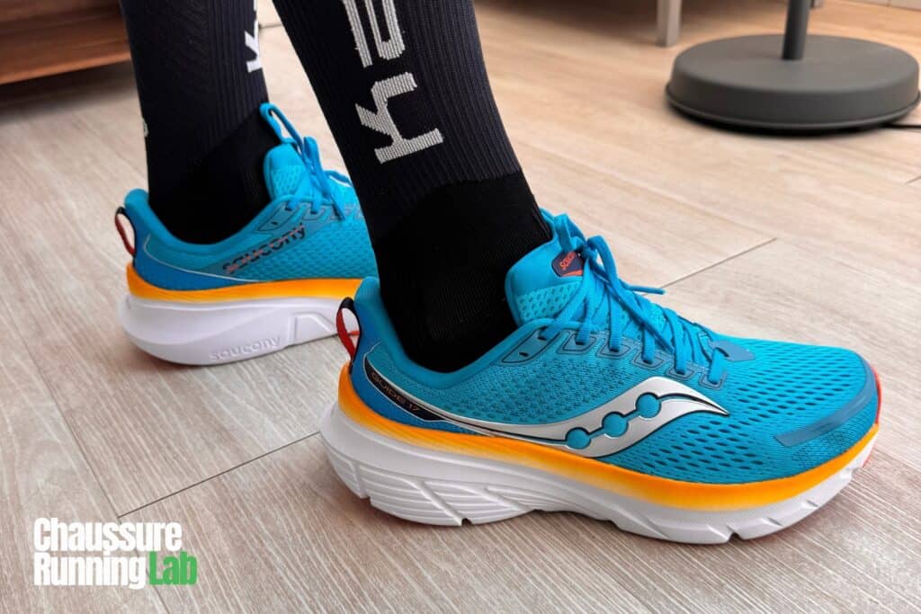 Saucony Guide 17 aux pieds