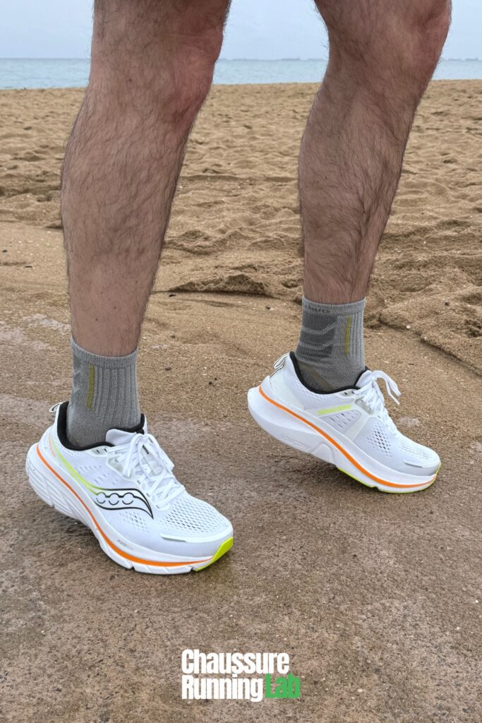 Saucony Guide 18 aux pieds