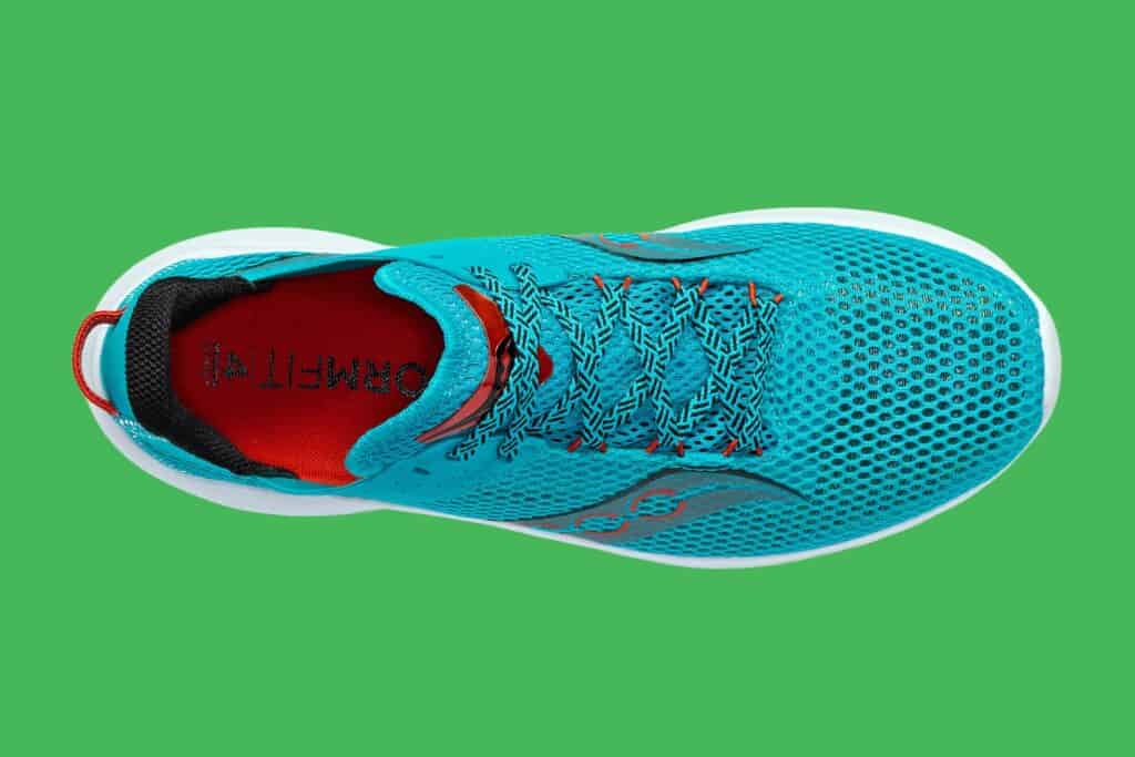 Saucony Kinvara 14 tige mesh technique