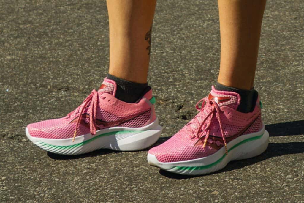 Saucony Kinvara 14 aux pieds