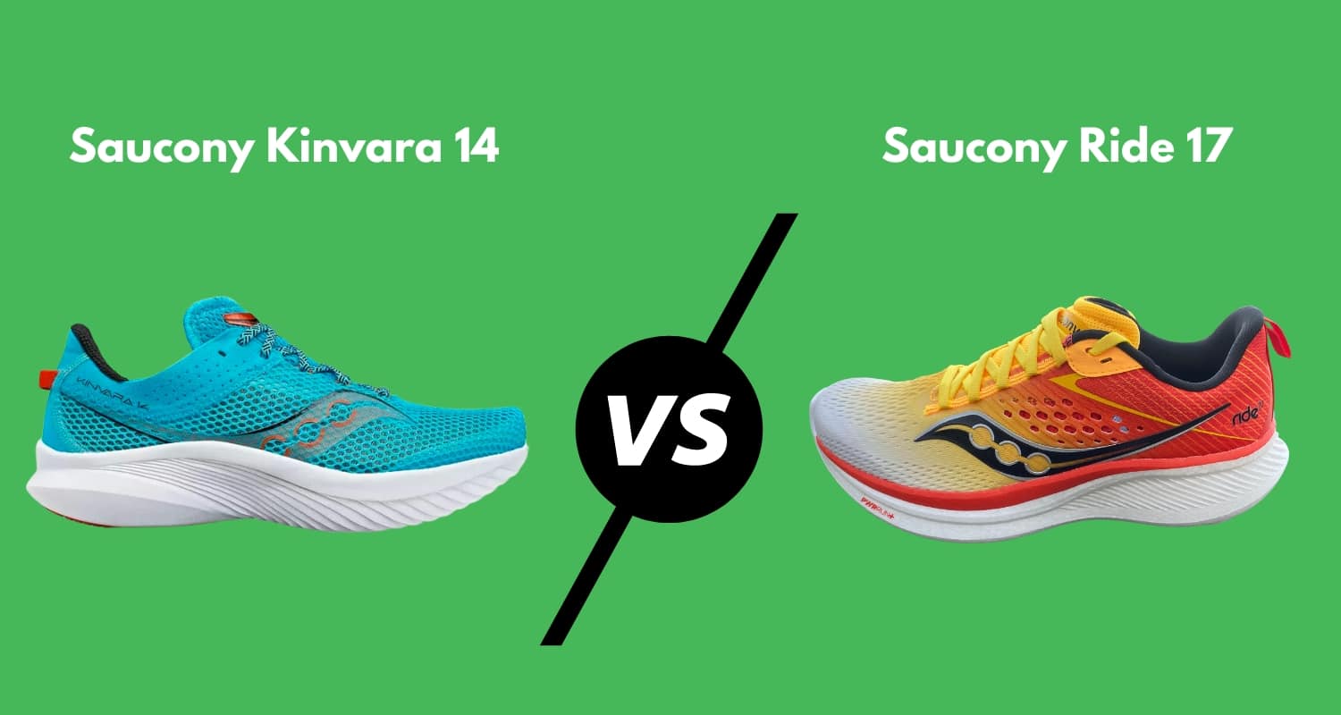 Saucony Kinvara 14 vs Ride 17