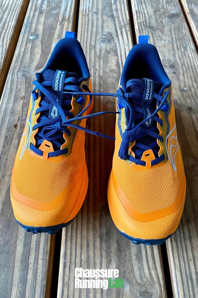 Saucony Peregrine 15 tige mesh technique