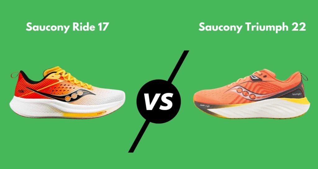 Saucony Ride 17 vs Triumph 22