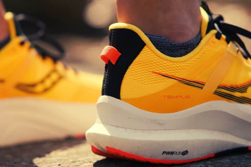 Contrefort de talon Saucony Tempus : modèle de chaussure running stable