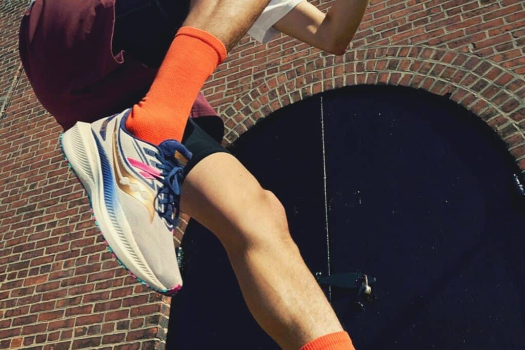 Saucony Triumph 20 aux pieds
