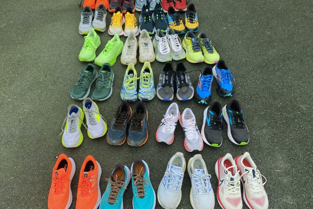 tests et sélection de chaussures