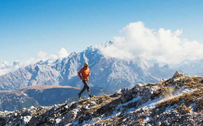 trail en montagne